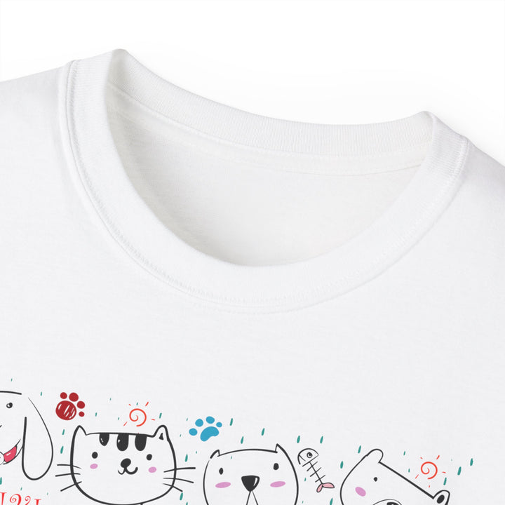 Unisex Ultra Cotton Tee -  My Susy Cat brings you a stunning collection of cat-themed. Soft and Cuddly Cat Tee