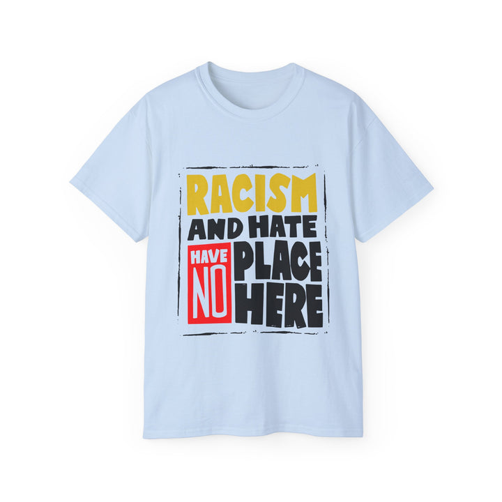 Unisex Ultra Cotton Tee - "Dreams Woven in Fabric: T-shirts for a Racism-Free World"