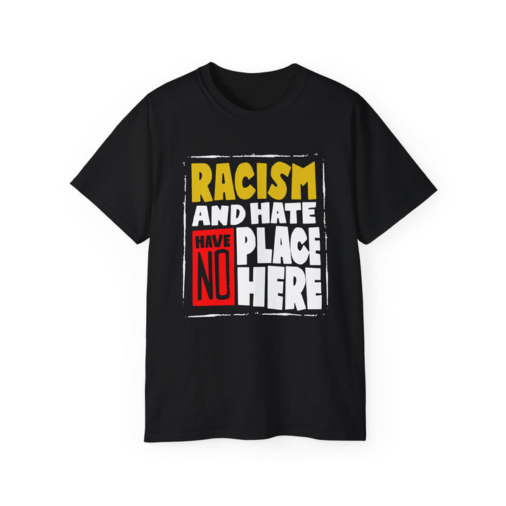 Unisex Ultra Cotton Tee - "Dreams Woven in Fabric: T-shirts for a Racism-Free World"