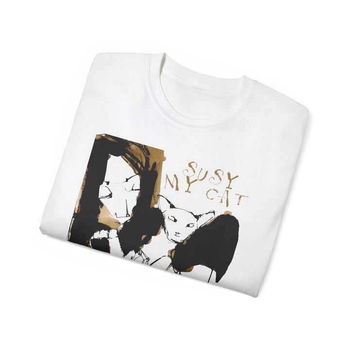 My Susy Cat Unisex Ultra Cotton Tee - te trae una impresionante colección de camisetas con temática de gatos que te harán ronronear de alegría.